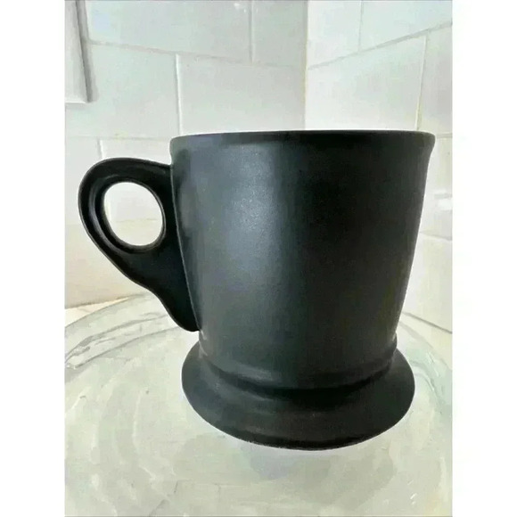 ANTHROPOLOGY (D )Monogram Shaving Style Handle Mug Black Coffee /Tea Drinking - Picture 4 of 10